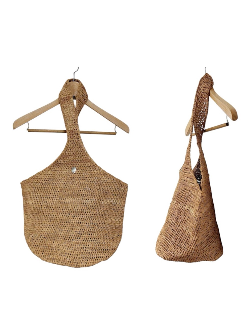 Helen Kaminski Woven Shoulder Bag | Handmade Madagascar 100% Raffia Boho Tote - Picture 2 of 12